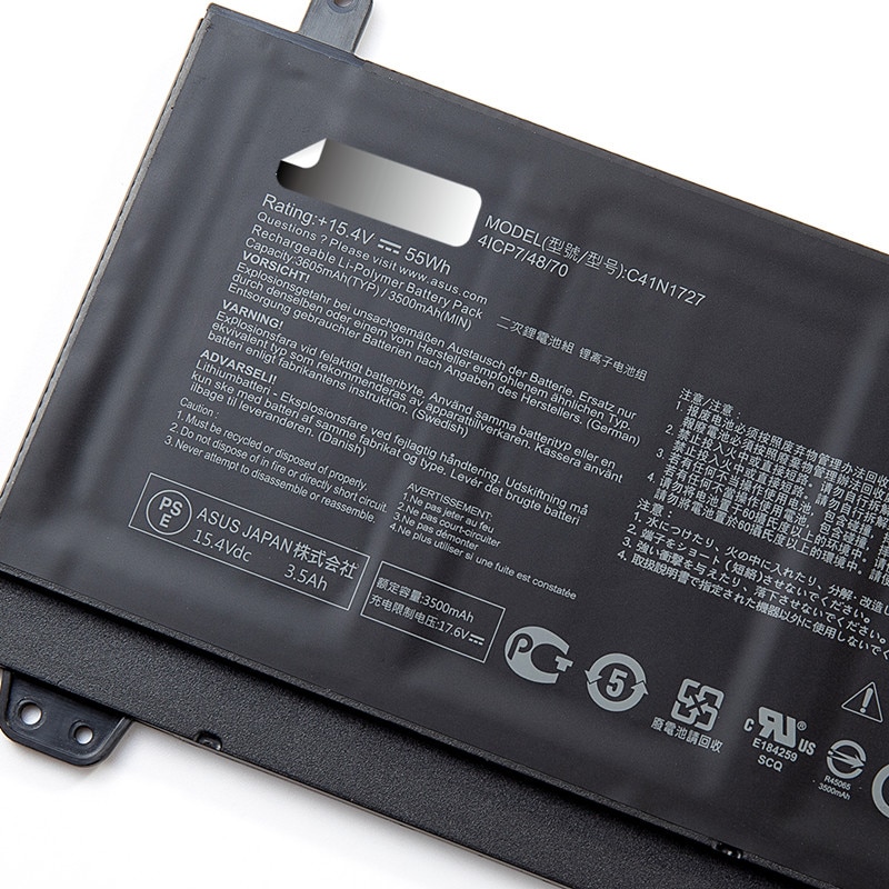 Pin Battery Dùng Cho Laptop Asus Zephyrus GM501GS C41N1727 (Original) 55Wh