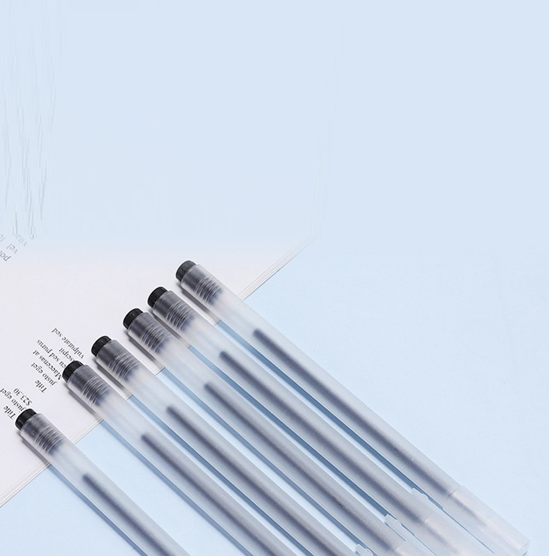 Bút Gel bút bi nước văn phòng mực gel 0.5mm mực đều nét chữ đẹp đủ màu