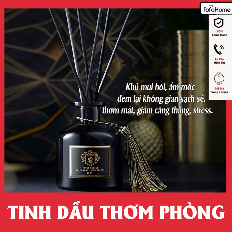 Tinh Dầu Thơm Hotel Series Để Bàn Phòng Ngủ, Toilet, Ôtô Tự Khuếch Tán Mùi Thơm Sang Trọng - Nước Hoa Thơm Phòng
