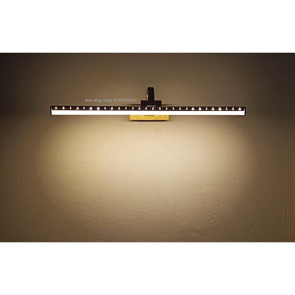 Đèn led soi gương - soi tranh - soi ảnh -chế độ 3 ánh sáng điều chỉnh góc chiếu