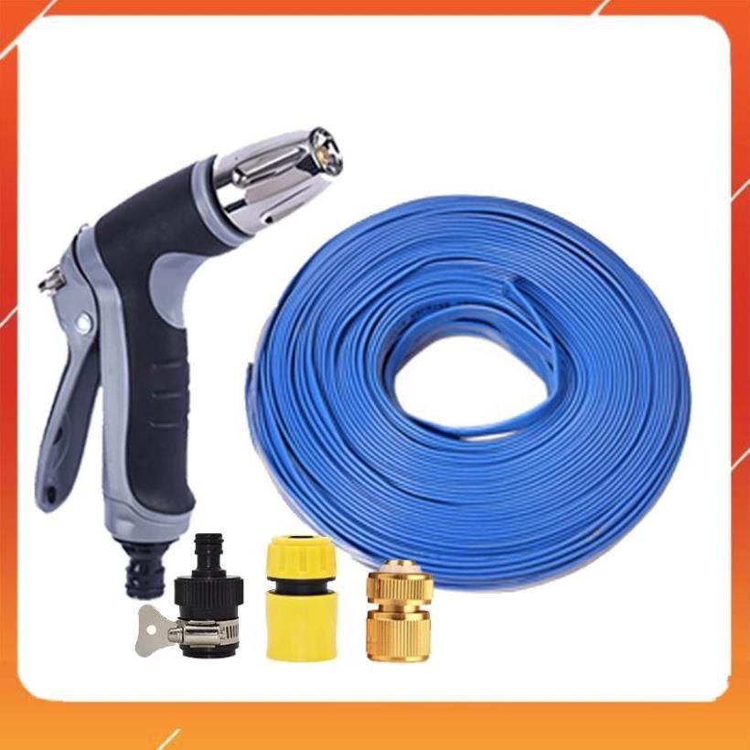 Bộ dây và vòi xịt rửa xe tưới cây tăng áp 15M 206817