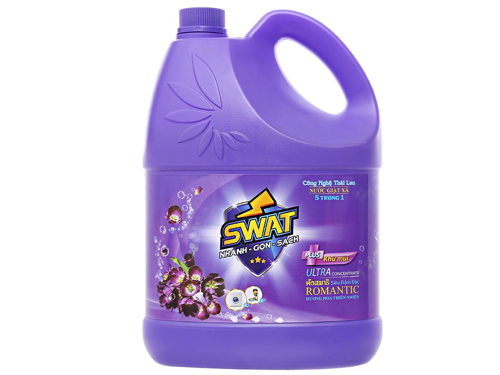 Nước giặt xả 5 in 1 Swat 3,8kg