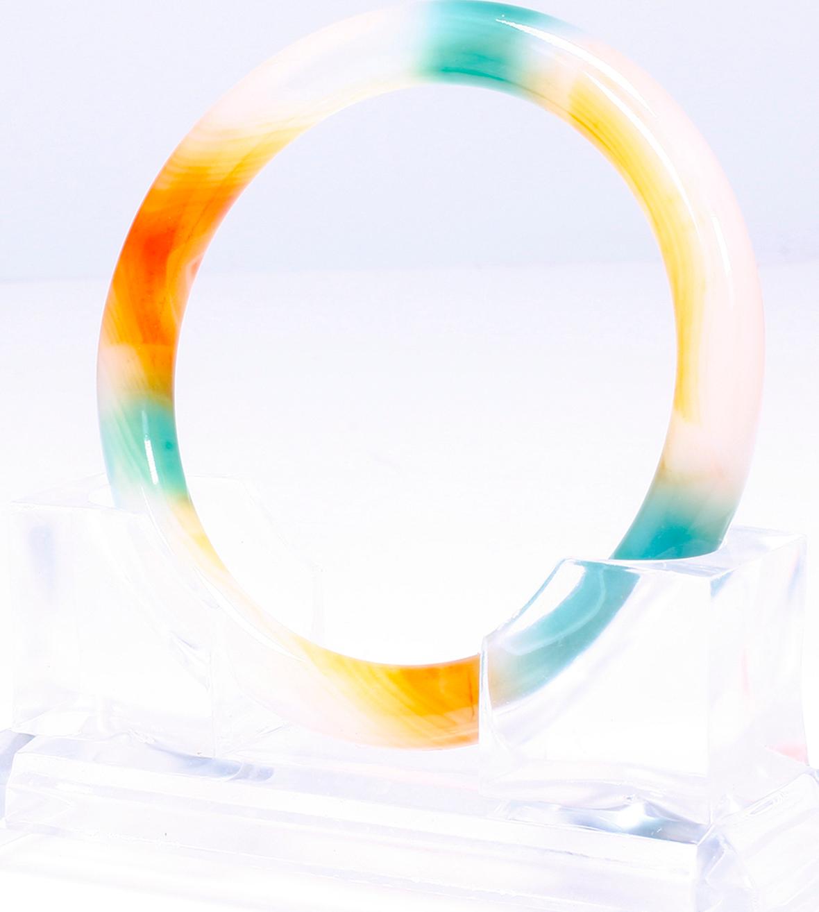 Vòng tay đá mã não tam tài ni 58 - Ngọc Quý Gemstones