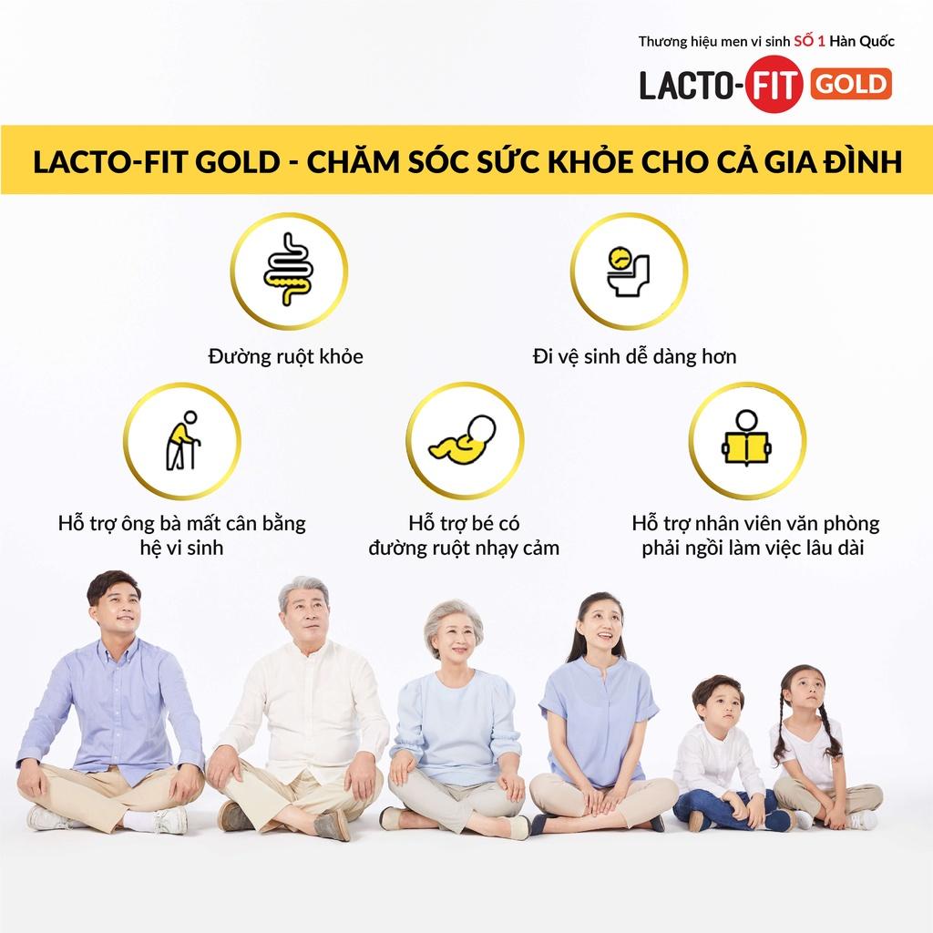 30 Gói Men Vi Sinh LACTO-FIT GOLD Bổ Sung Lợi Khuẩn Cải Thiện Đường Ruột Khỏe Mạnh