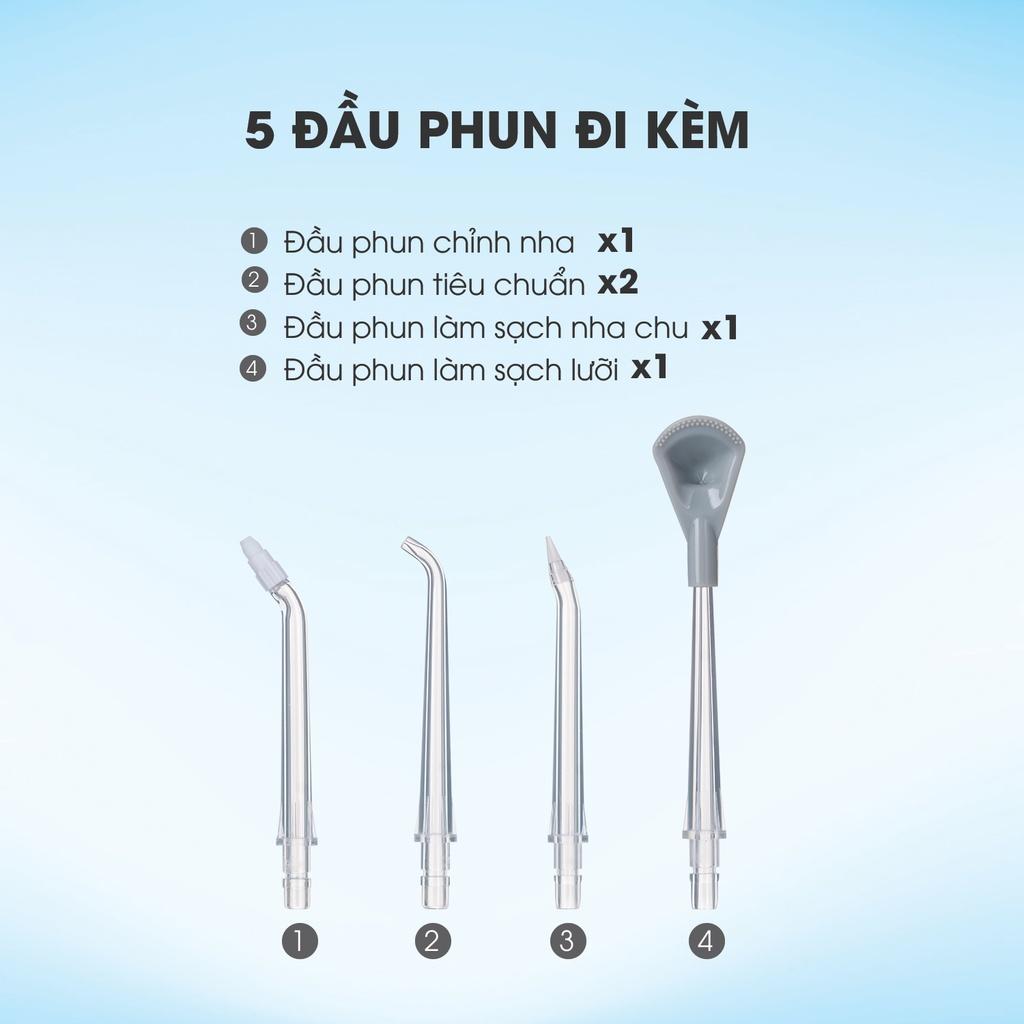 Bộ 05 đầu tăm thay thế cho Máy tăm nước du lịch 1903 và 1904