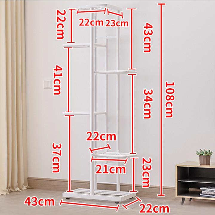 Kệ hoa trong nhà nhiều tầng, chịu lực tốt, sơn chống rỉ cao cấp, thiết kê chân tròn phong cách hiện đại nhiều kích thước