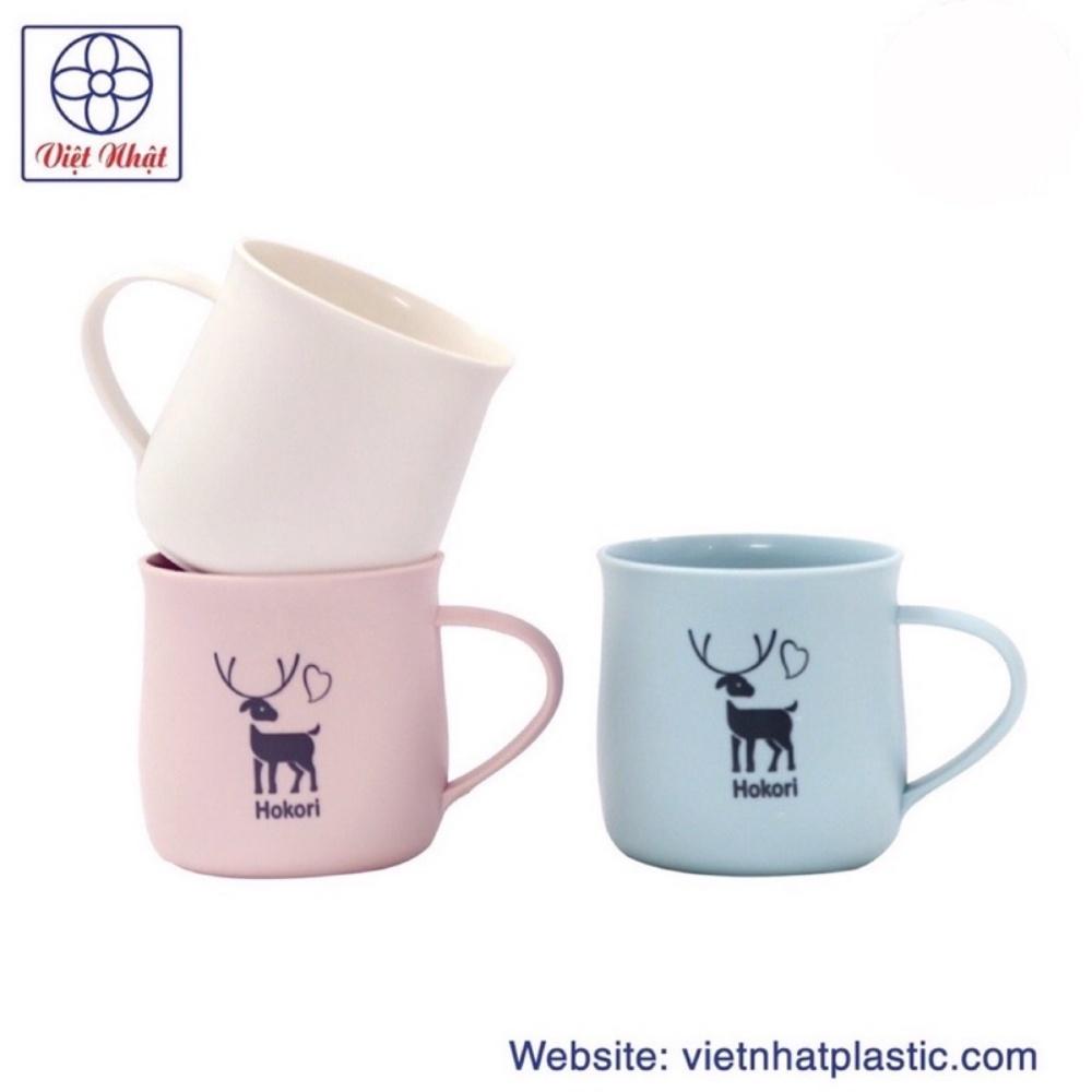 Cốc nhựa lúa mạch HOKORI cao cấp , cốc nhựa Việt Nhật chịu nhiệt cao 350ml