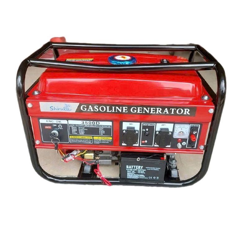 Máy phát điện chạy xăng 3,5kw SHIRUKU EC3500CX khởi đông dễ dàng di chuyển linh hoạt
