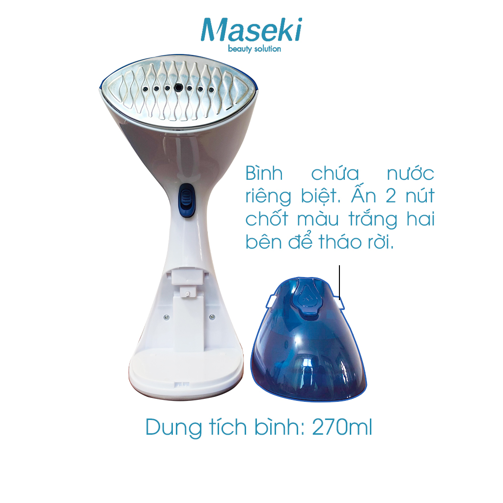 [HÀNG CHÍNH HÃNG] - Bàn Là Hơi Nước Cầm Tay Maseki - Công suất 1300W, Bàn Ủi Hơi Nước Mini Maseki mẫu mới 2022