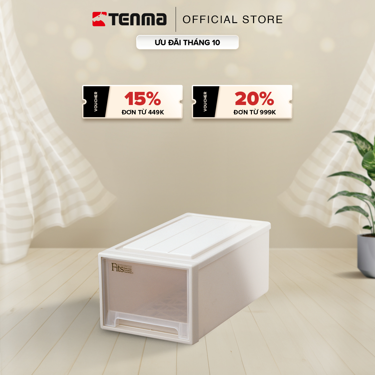 Hộp Ngăn Kéo Nhựa Đa Năng TENMA, Fits M-30 Cỡ Vừa