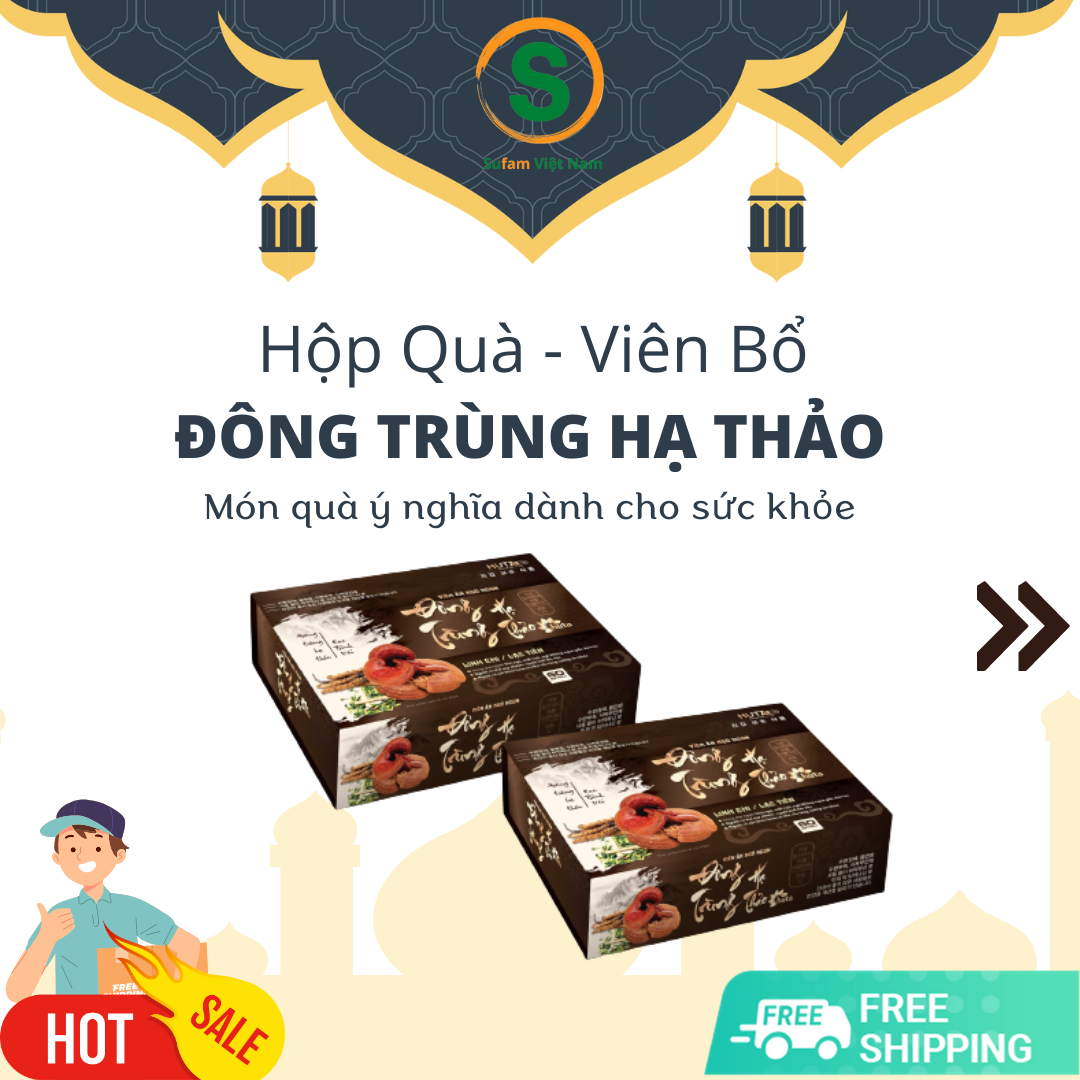 Viên Uống Đông Trùng Hạ Thảo bồi bổ cơ thể giúp ăn ngủ ngon, giảm mệt mỏi căng thẳng, phục hồi sức khỏe tốt. Món quà sức khỏe cho bạn và gia đình - Sufam VN