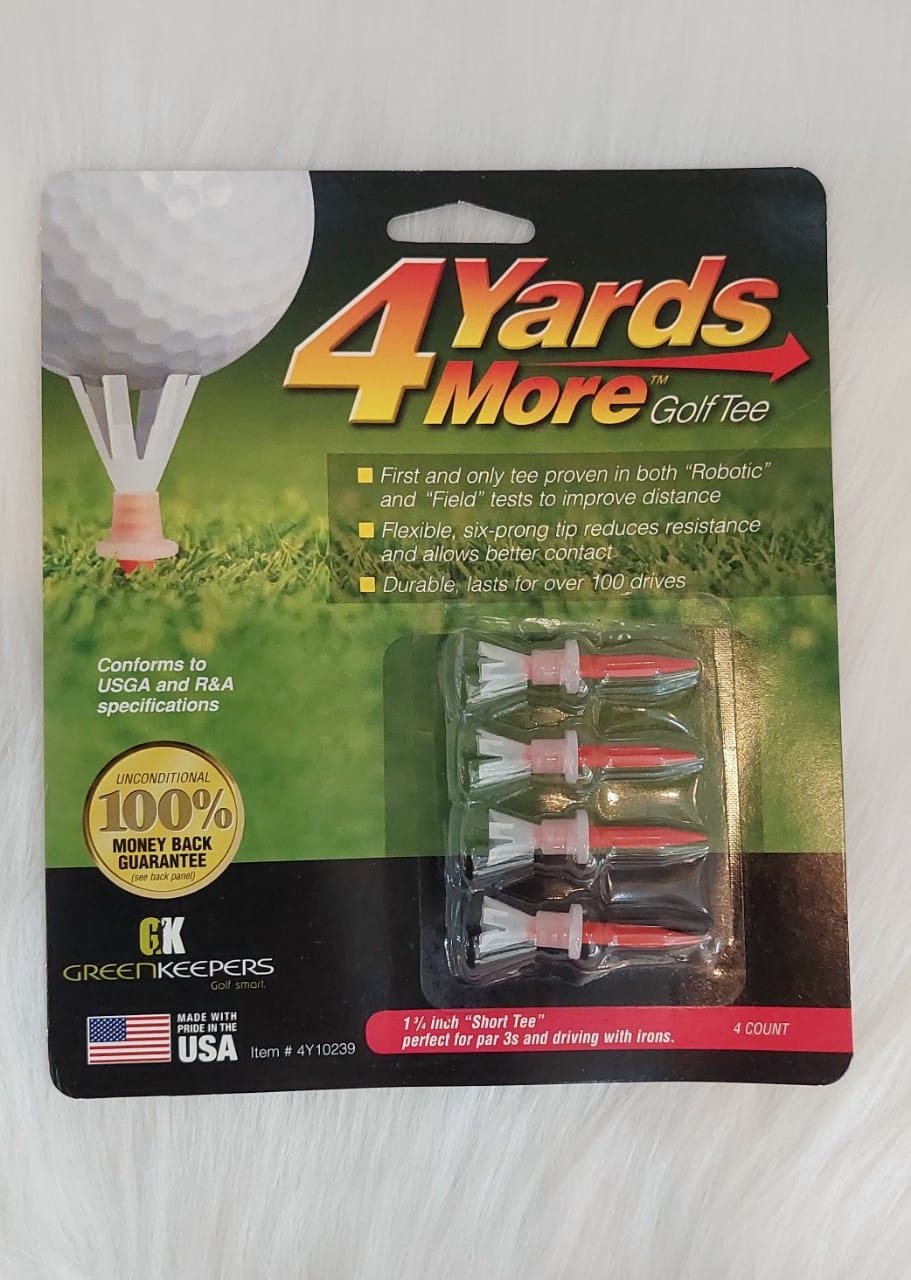 Tee golf green keepers 4 yard more của Mỹ - Đỏ