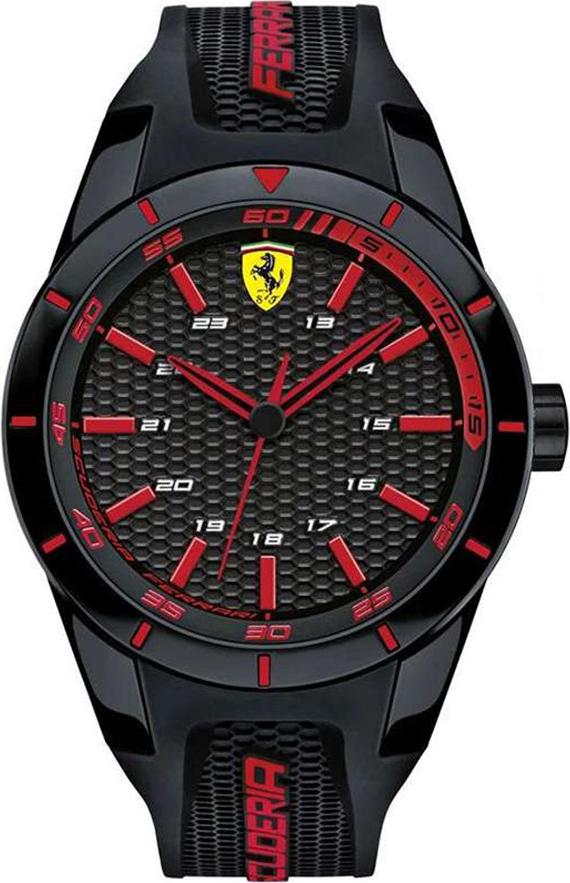 Đồng Hồ Nam Máy Pin Dây Cao Su Ferrari 0830245 (44mm)