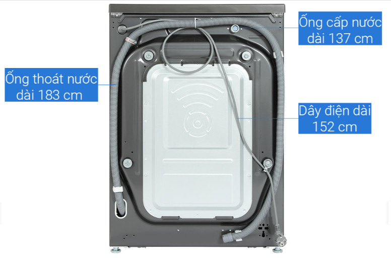 Máy giặt LG AI DD Inverter 12 kg FV1412S3B - Hàng chính hãng - Chỉ giao Hà Nội