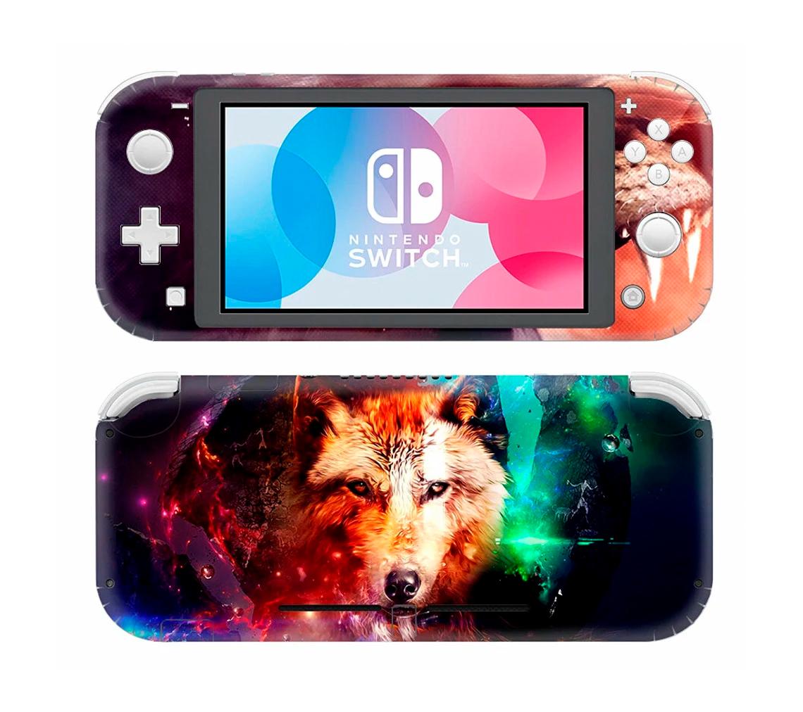 Skin decal dán Nintendo Switch Lite mẫu con Sói (dễ dán, đã cắt sẵn)