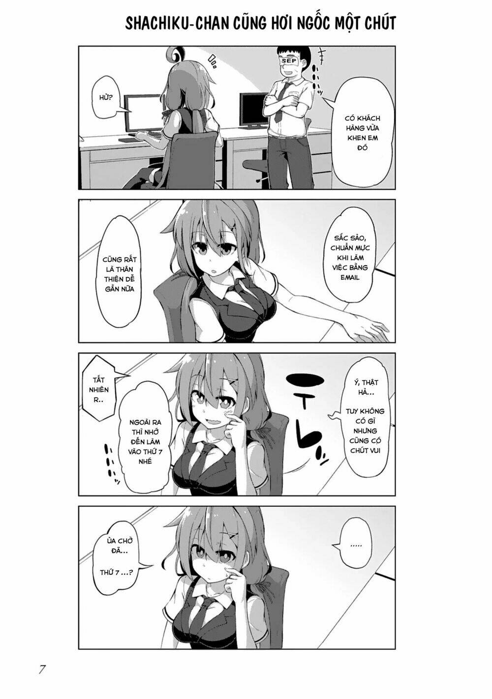 ikinokore! shachiku-chan! chapter 1 9