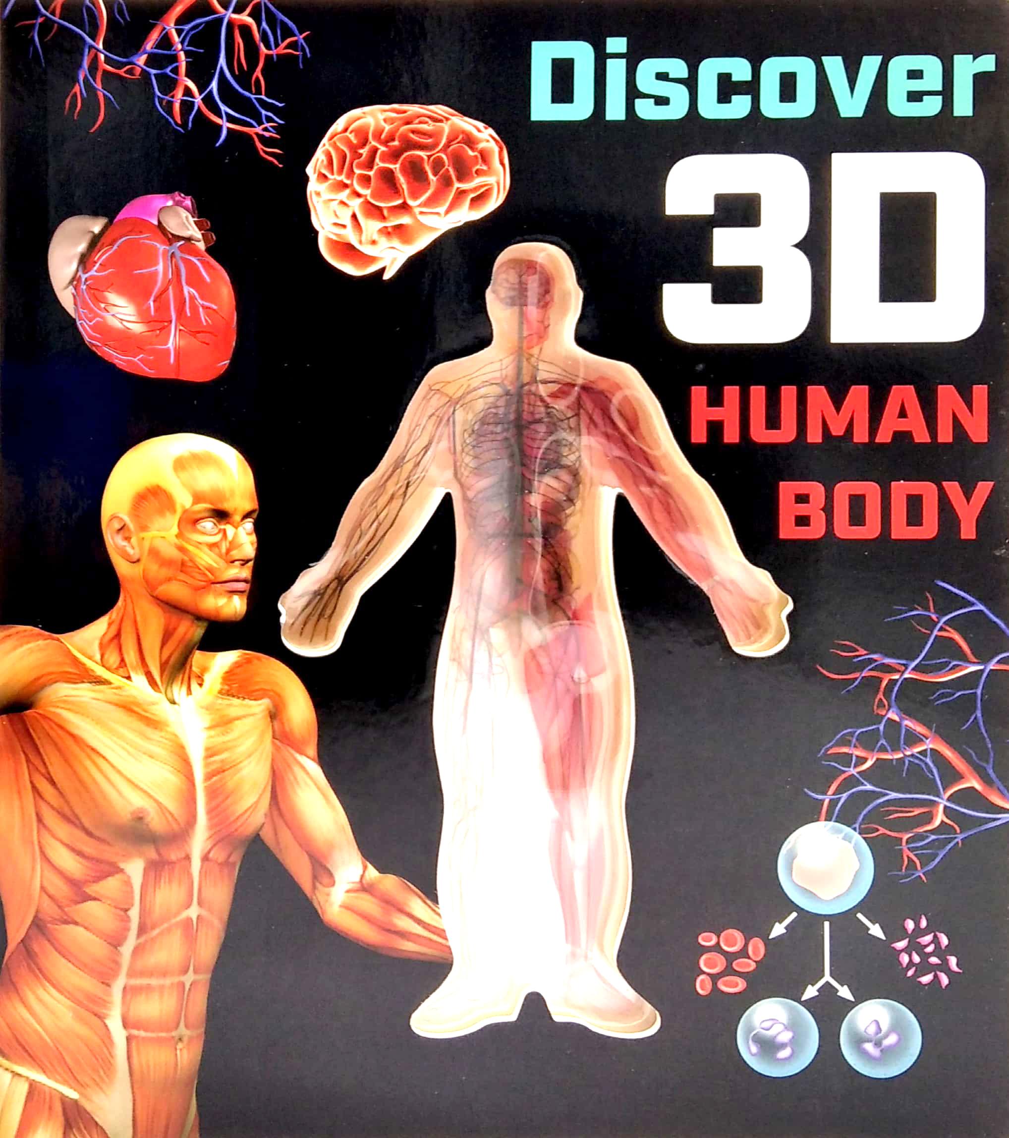 Discover 3D Human Body - Black Cover