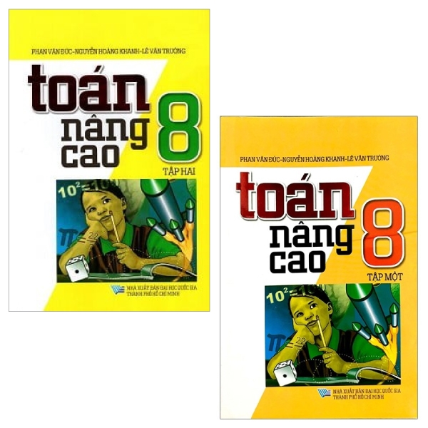 Combo Toán Nâng Cao Lớp 8: Tập 1 Và 2 (Bộ 2 Tập)