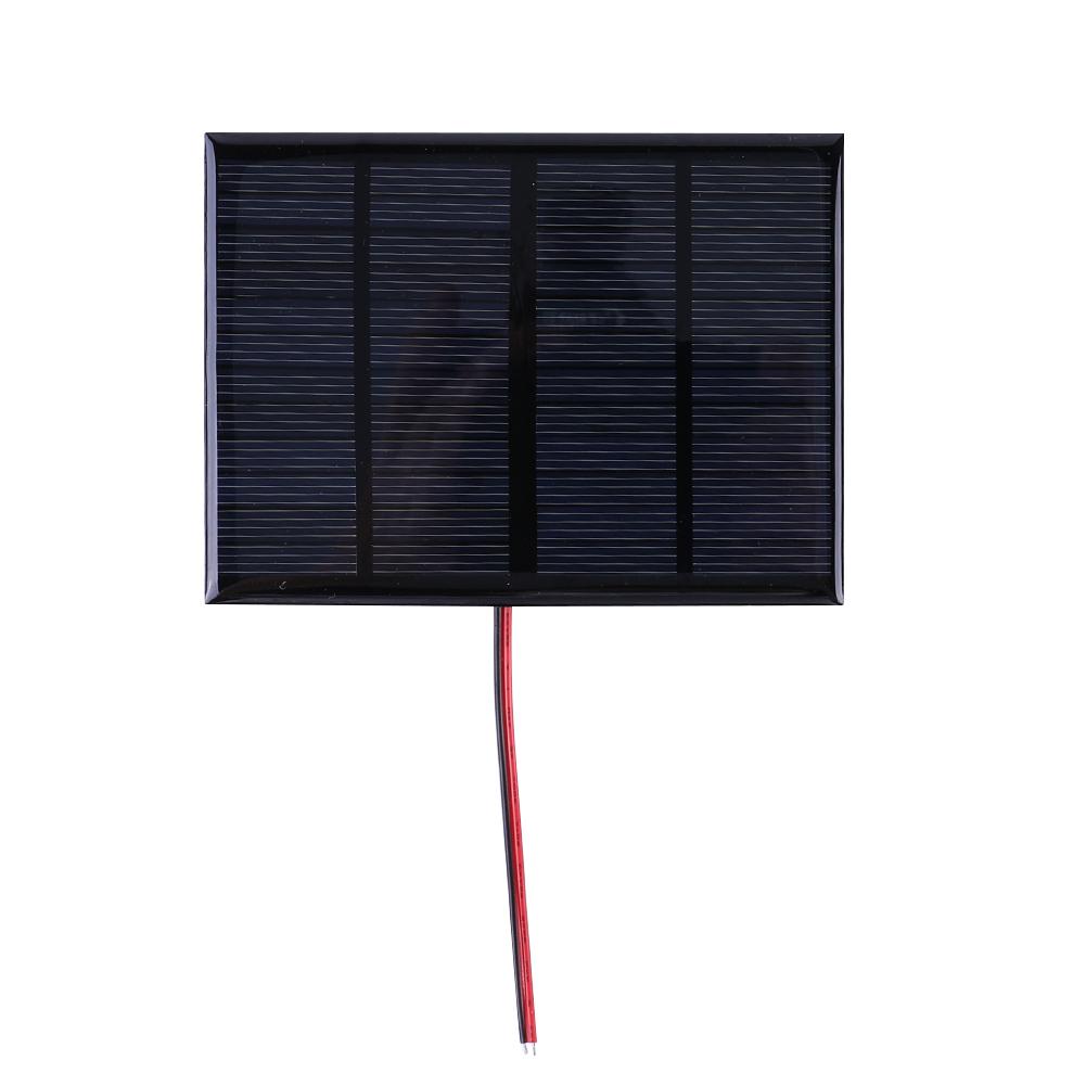 Bảng Điều Khiển Năng Lượng Mặt Trời Mini 3W 12V Mô-đun Di Động Nhỏ Bảng Polysilicon Di Động Ngoài Trời Bộ Sạc Năng Lượng Mặt Trời Tự Làm Cho Pin 9-12V/Điện Thoại Di Động Màu sắc: 1PC