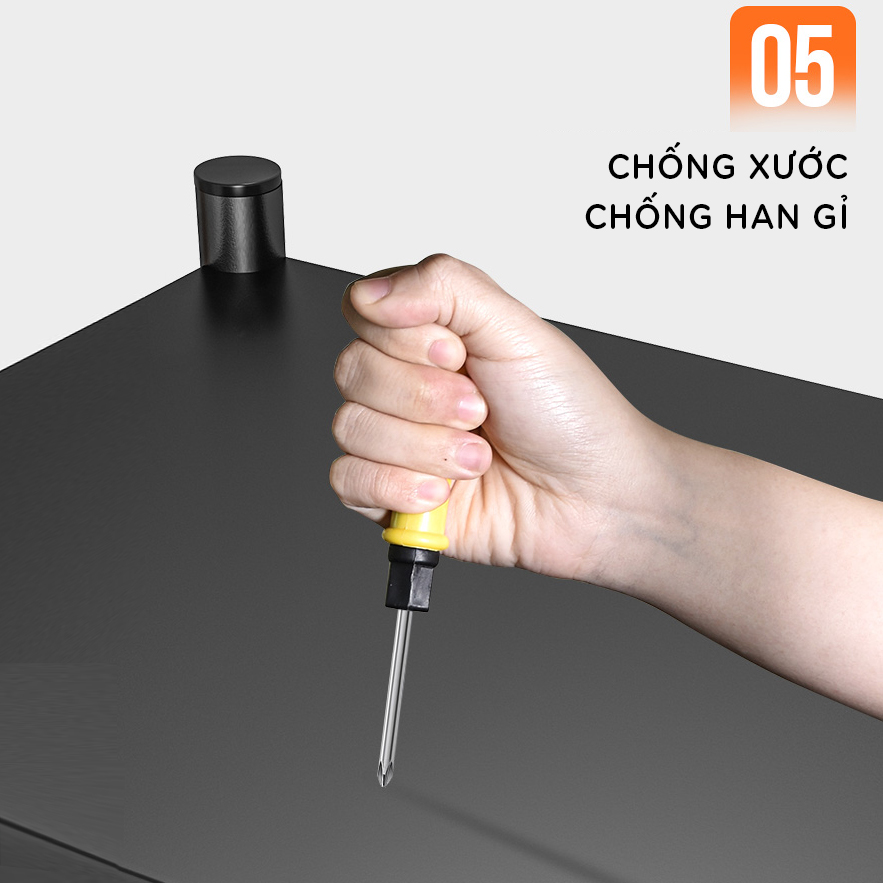 Kệ để lò vi sóng đa năng Inox 304 cao cấp Vando chính hãng kệ để đồ lò nướng chắc chắn, sơn tĩnh điện chống bong tróc, kệ nhà bếp siêu chịu lực 300kg