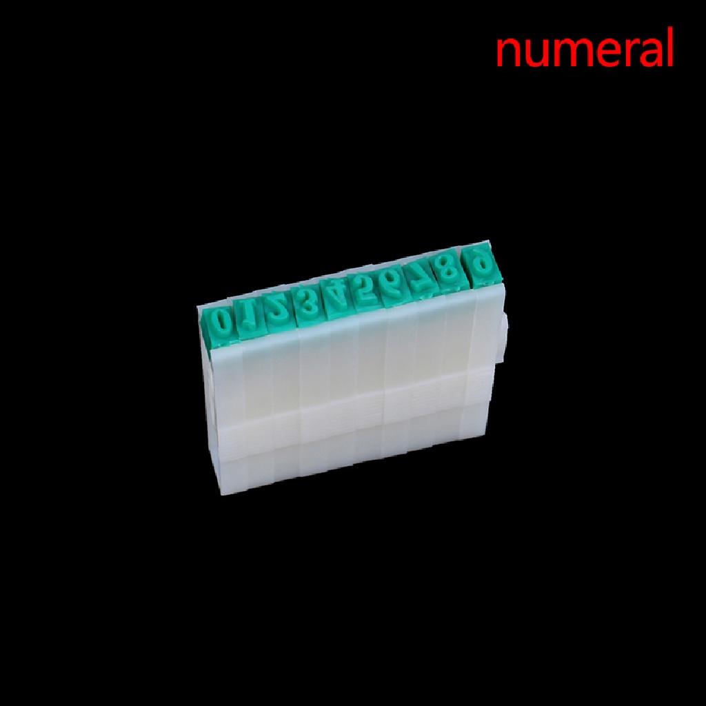 Queenten 1 Set English Alphabet Letters Numbers Rubber Stamp Free Combination Diy Craft QT