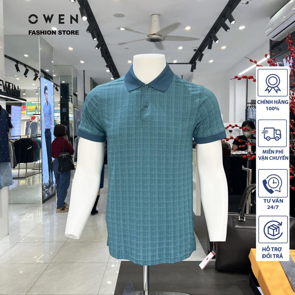 Áo Polo nam Owen chất Cotton thấm hút mồ hôi thoáng mát Mã APT231217