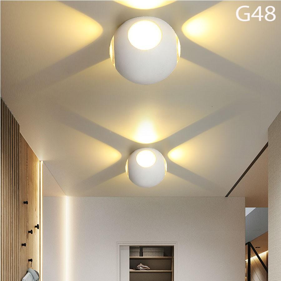 Đèn trang trí hắt tường 4 chiều - 12w chống nước G48