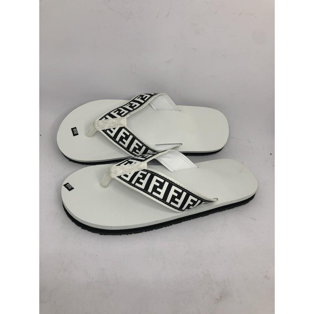 dép kẹp nam nữ sandal đồng nai ( đế trắng quai kẹp F trắng ) size từ 35 nữ đến 43 nam size khác nhắn tin để chọn thêm