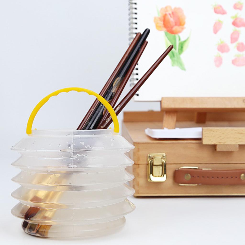 Bàn Chải Máy Giặt Gấp Bàn Chải Bụi Thiết Kế Độc Đáo Cho Sơn Acrylic Nghệ Thuật Dụng Cụ