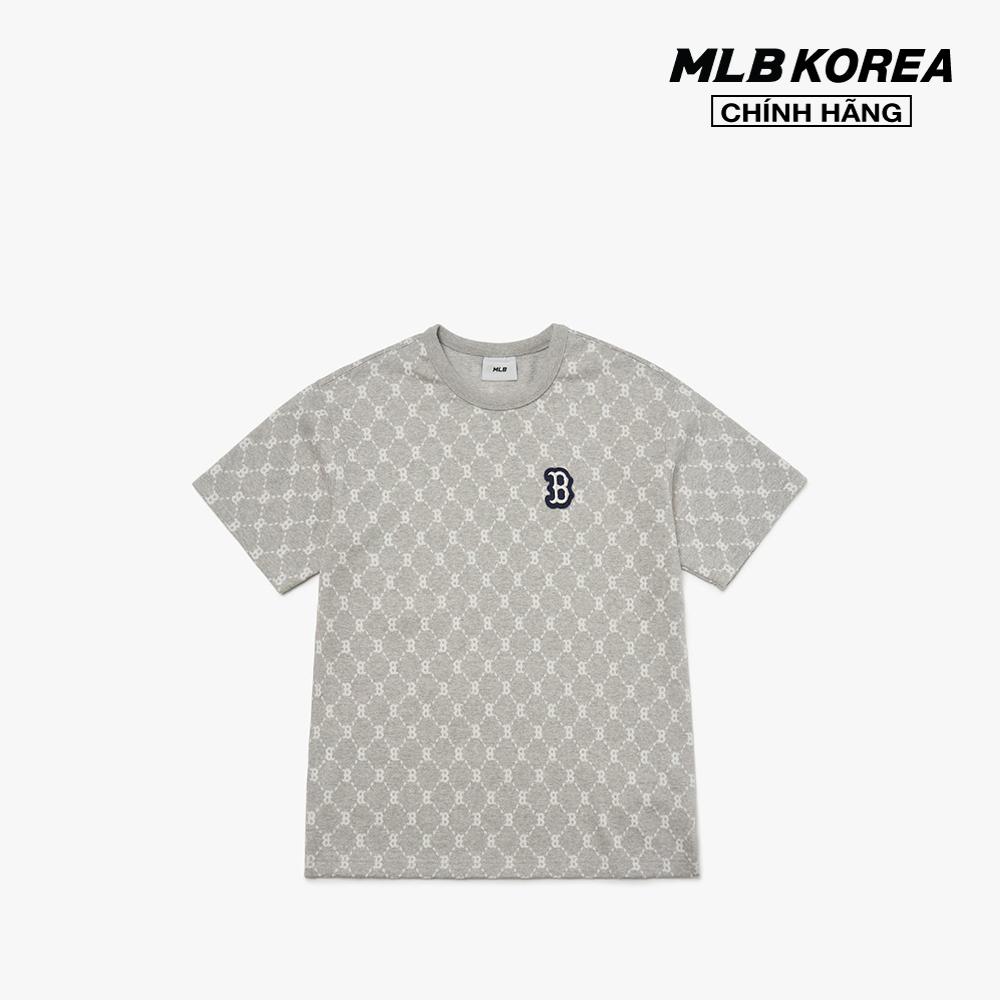 MLB - Áo thun phom suông ngắn tay Diamond Monogram 3ATSM3023