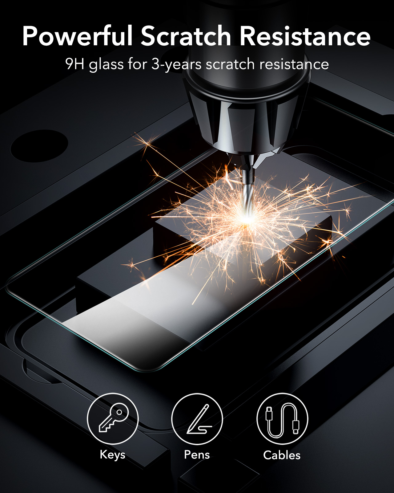 Bộ 2 Kính Cường Lực Kèm Khung Dán ESR Armorite Screen Protector (UltraFit) Cho Samsung Galaxy S25 Ultra, Nhận Vân Tay Tốt_ Hàng Chính Hãng