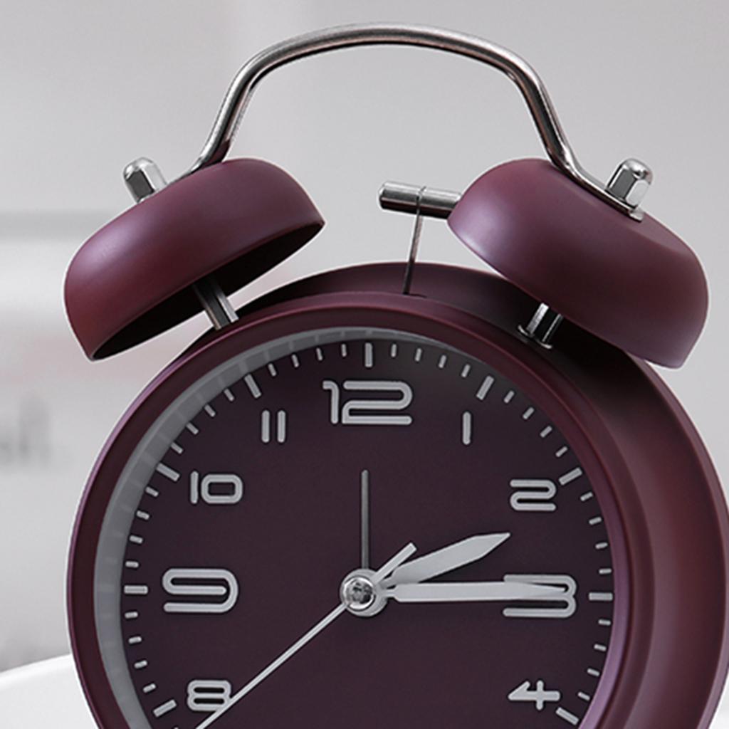 2 Pieces Mechanical Alarm Clock, Retro Style Wind Up Mechnical Alarm Clock,