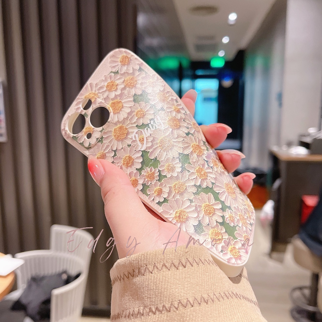 Ốp lưng Iphone chống sốc in hình hoa cúc dành cho Iphone 11 / Phone 11 Pro / Iphone 11 Pro Max / Iphone 12 / Iphone 12 Pro / Iphone 12 Pro Max / Iphone 13 / Iphone 13 Pro / IPhone 13 Pro Max / Iphone 14/ Iphone 14 Pro / Iphone 14 Pro Max