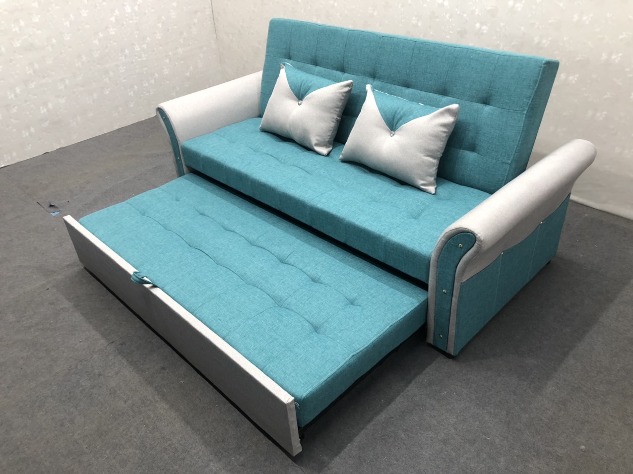 Ghế Sofa Bed Đa Năng Thông Minh Kéo Ra Thành Giường Đơn Giản HGP, Dễ Dàng Sử Dụng Cho Phòng Khách Tiện Lợi HGK-14