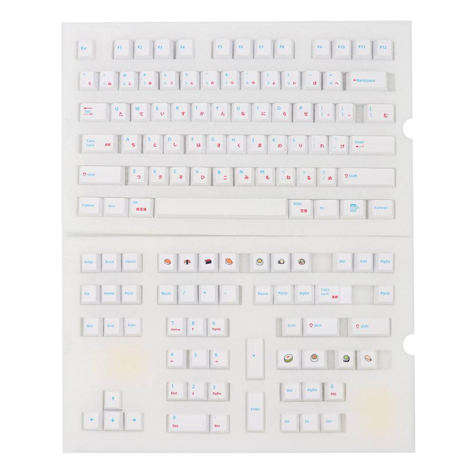 PBT Japanese Keycaps for BOX Mechanical Keyboard Gaming Girls Boys Accessory