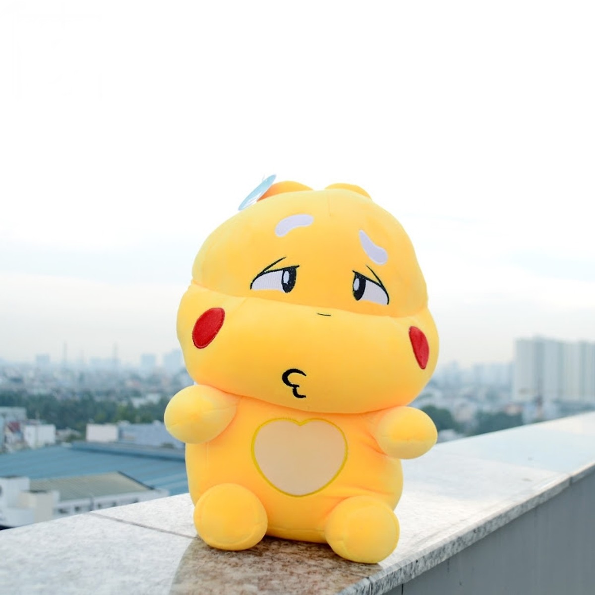 Thú bông Qoobee lông mịn ngồi