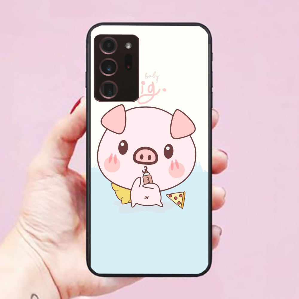 Ốp lưng điện thoại dành cho Ốp Lưng Samsung Galaxy Note 20 Ultra-5G Hình Heo Con Dễ Thương