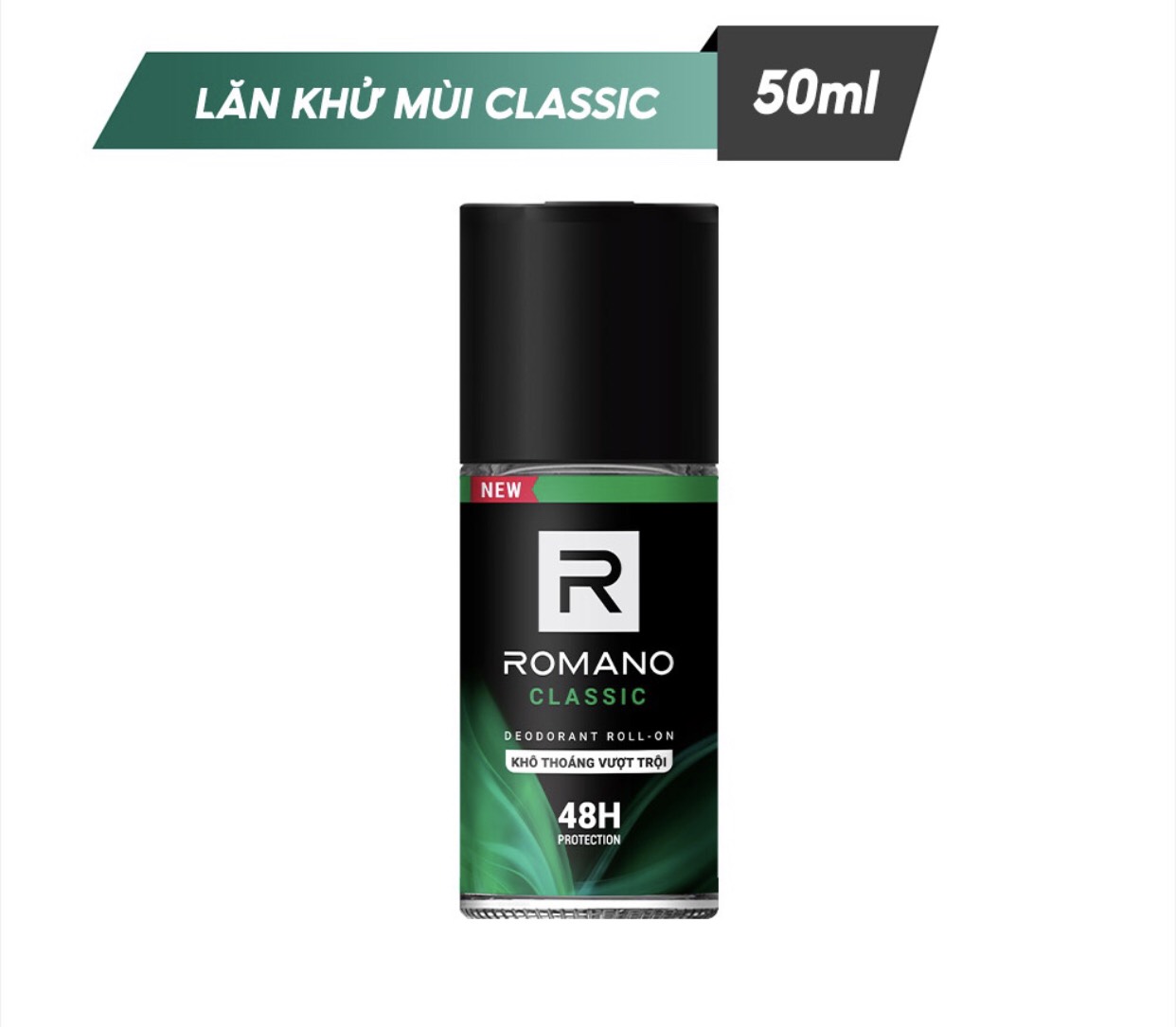 Combo Romano Classic: Lăn khử mùi 50ml và nước hoa bỏ túi 18ml