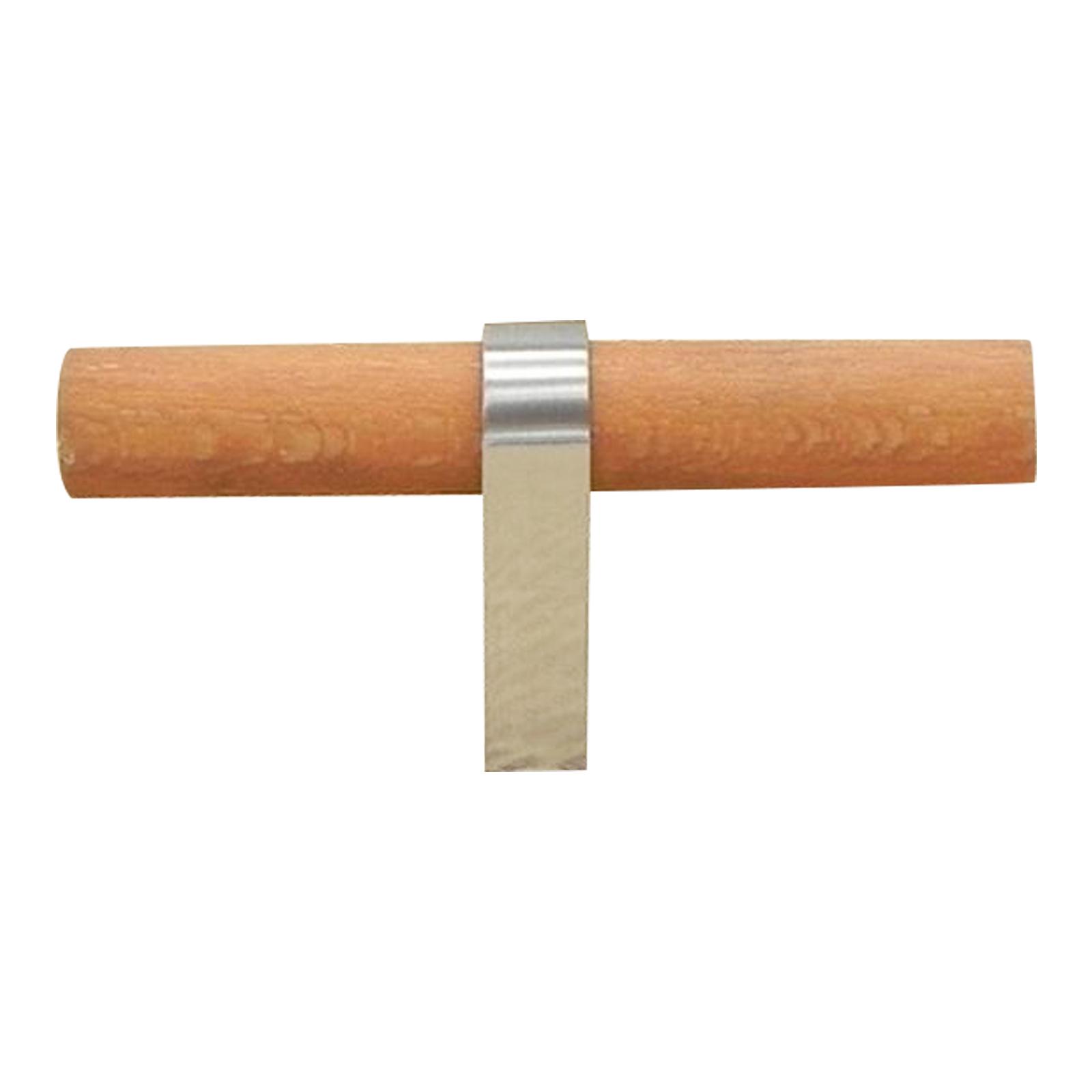 Solid Wood Handles Furniture Wardrobe Cabinet Door Modern Minimalist Handles Drawer Dresser Knobs Furniture Hardware Pulls