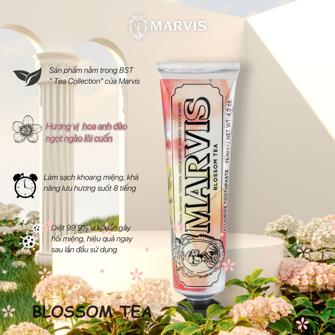 Kem đánh răng Marvis Toothpaste 85ml-75ml nhiều mùi hương