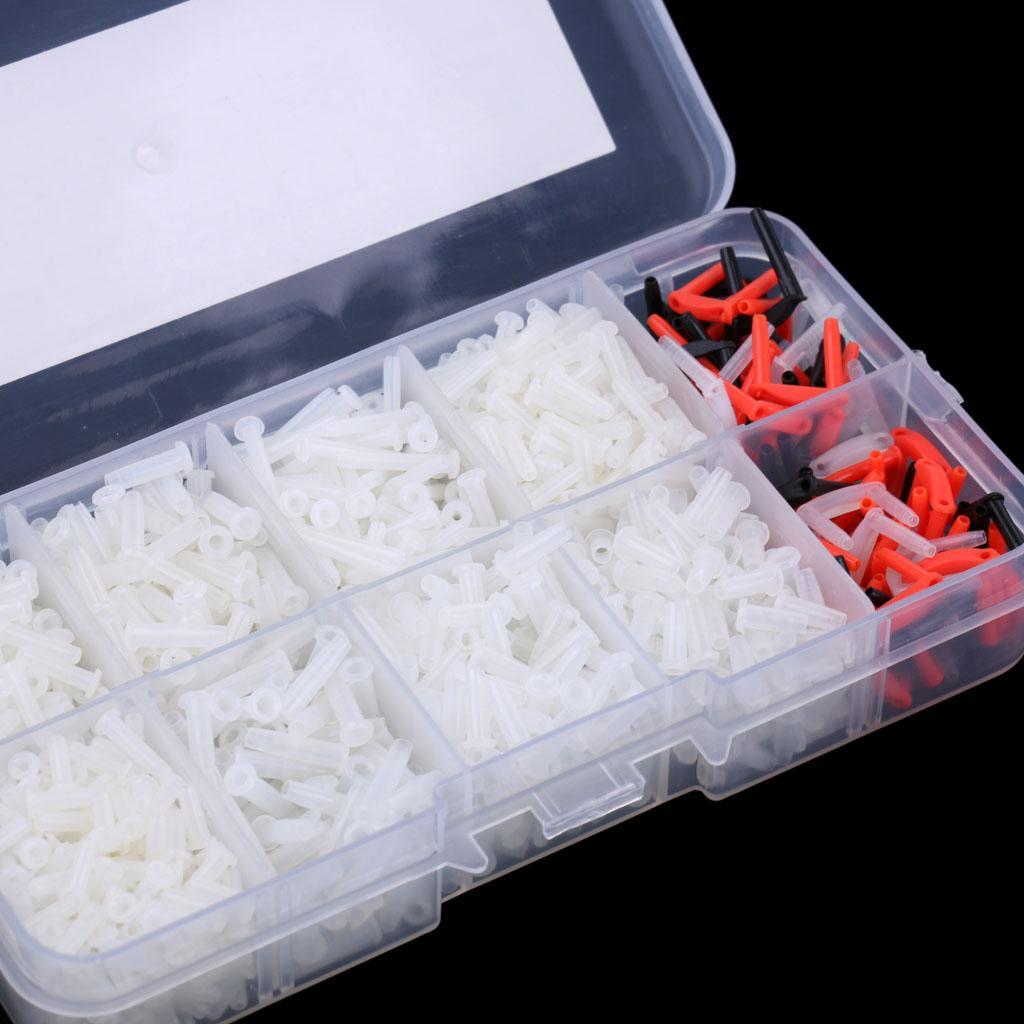 3x1 Box Badminton Racket Racquet Grommets Eyelets Accessories White