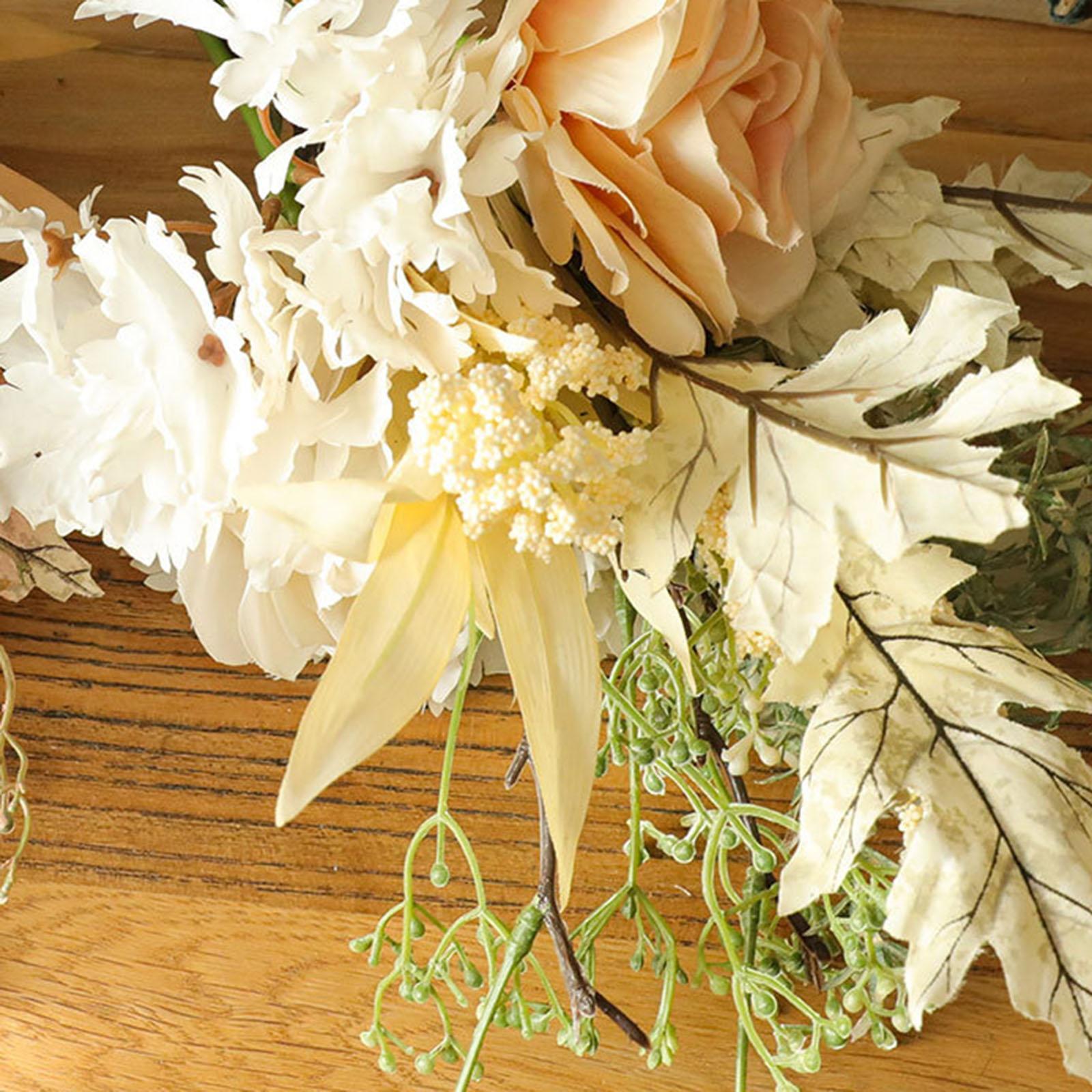 Artificial Flowers Bouquet Simulation Hydrangea Flower for Wedding Desktop Decor