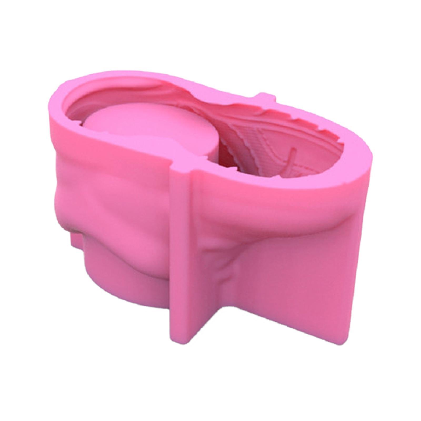 Cute Flower Pot Silicone Mold Pen Holder Handmade for Epoxy Resin Succulents Home Decor