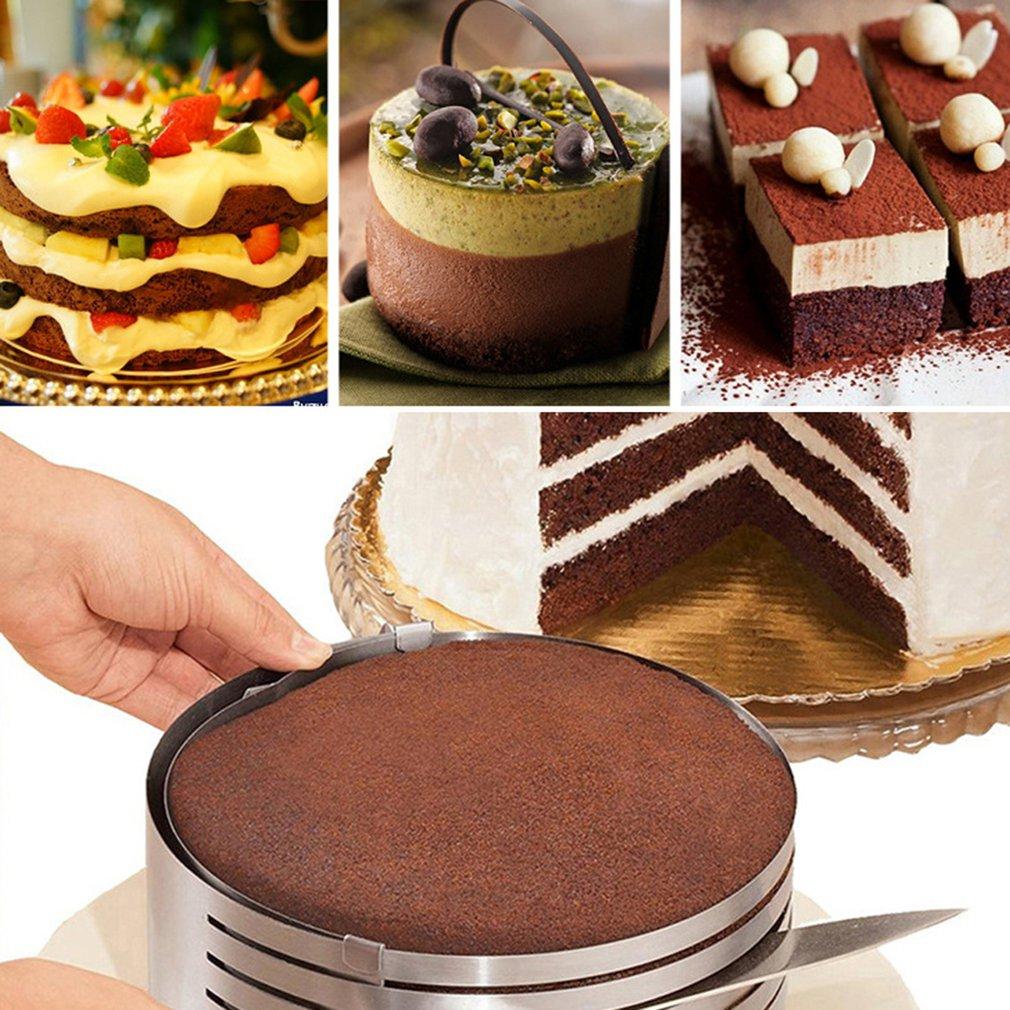 Khuôn Cố Định ANAEAT Hình Tròn Có Thể Điều Chỉnh Tiện Dụng Để Cắt Bánh