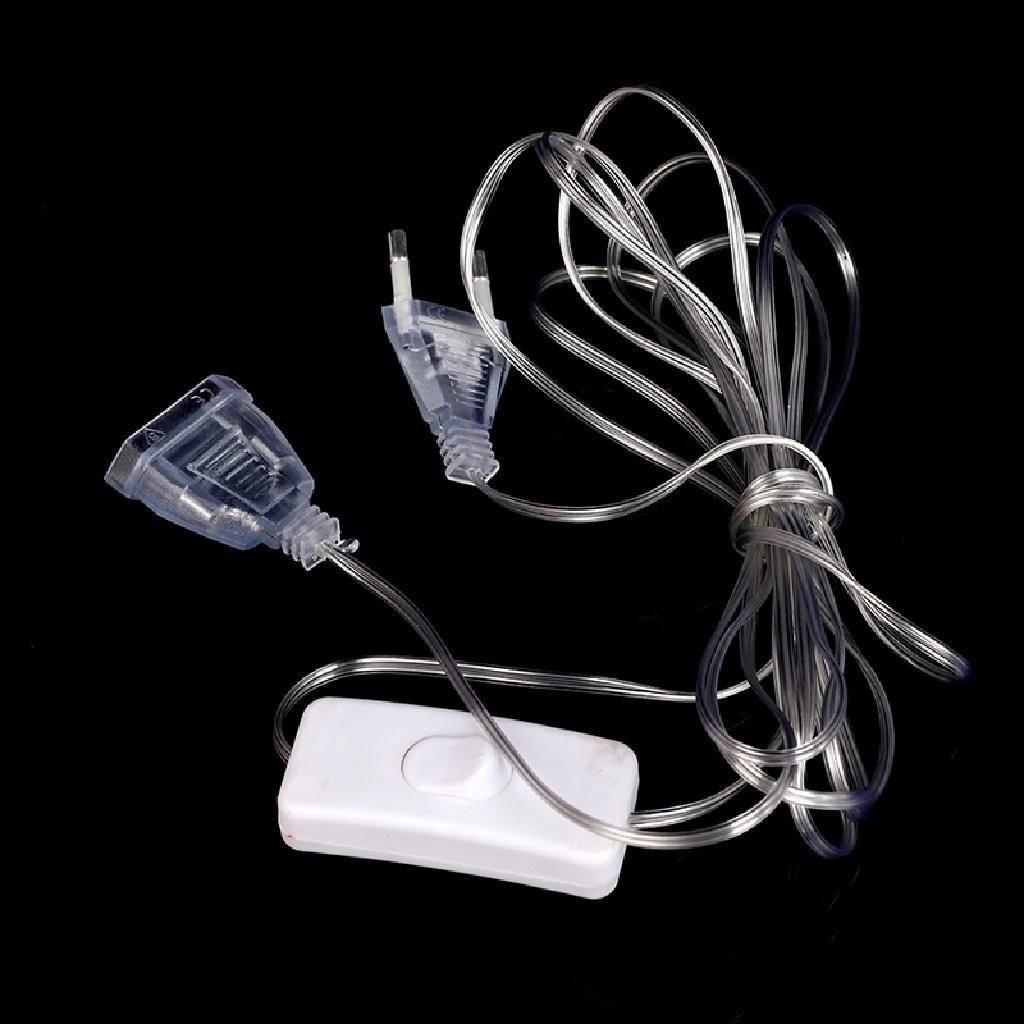 Dây Đèn LED Nối Dài Phích Cắm Eu Có Công Tắc Bật / Tắt