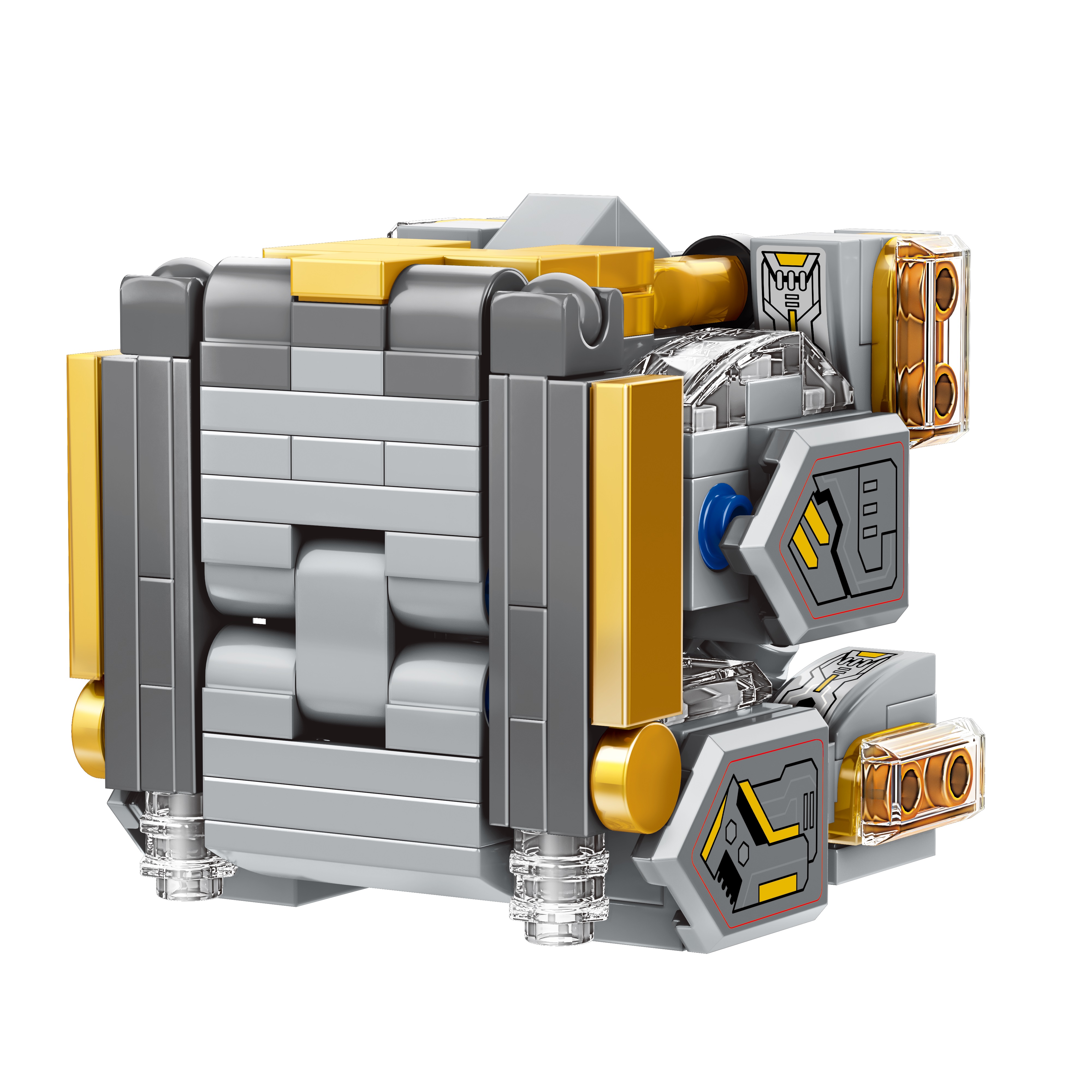 Đồ chơi lắp ráp xếp hình Qman – Robot mãnh thú biến hình Cube of Mechanical Beasts