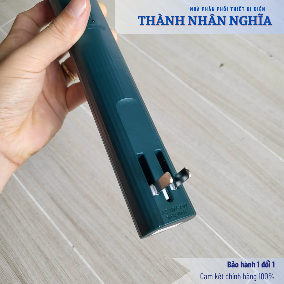 Vợt muỗi Điện Quang ĐQ EMR09 GW Pin Lithium (Xanh – Trắng) Xả nhanh dòng điện 5 giây, gọn nhẹ