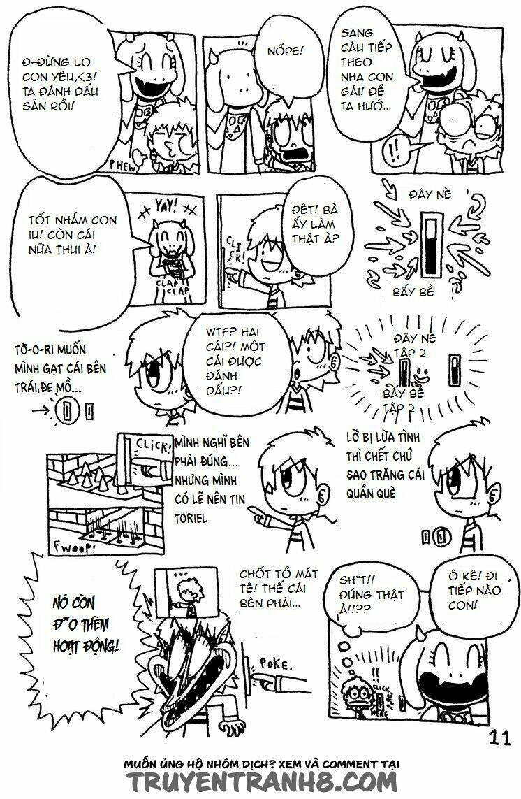 undertale - câu chuyện dưới lòng đất chapter 2 4