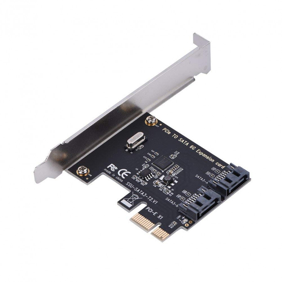 Card PCI-E mở rộng ra 2 cổng SATA 3.0 không cần nguồn phụ D00-250