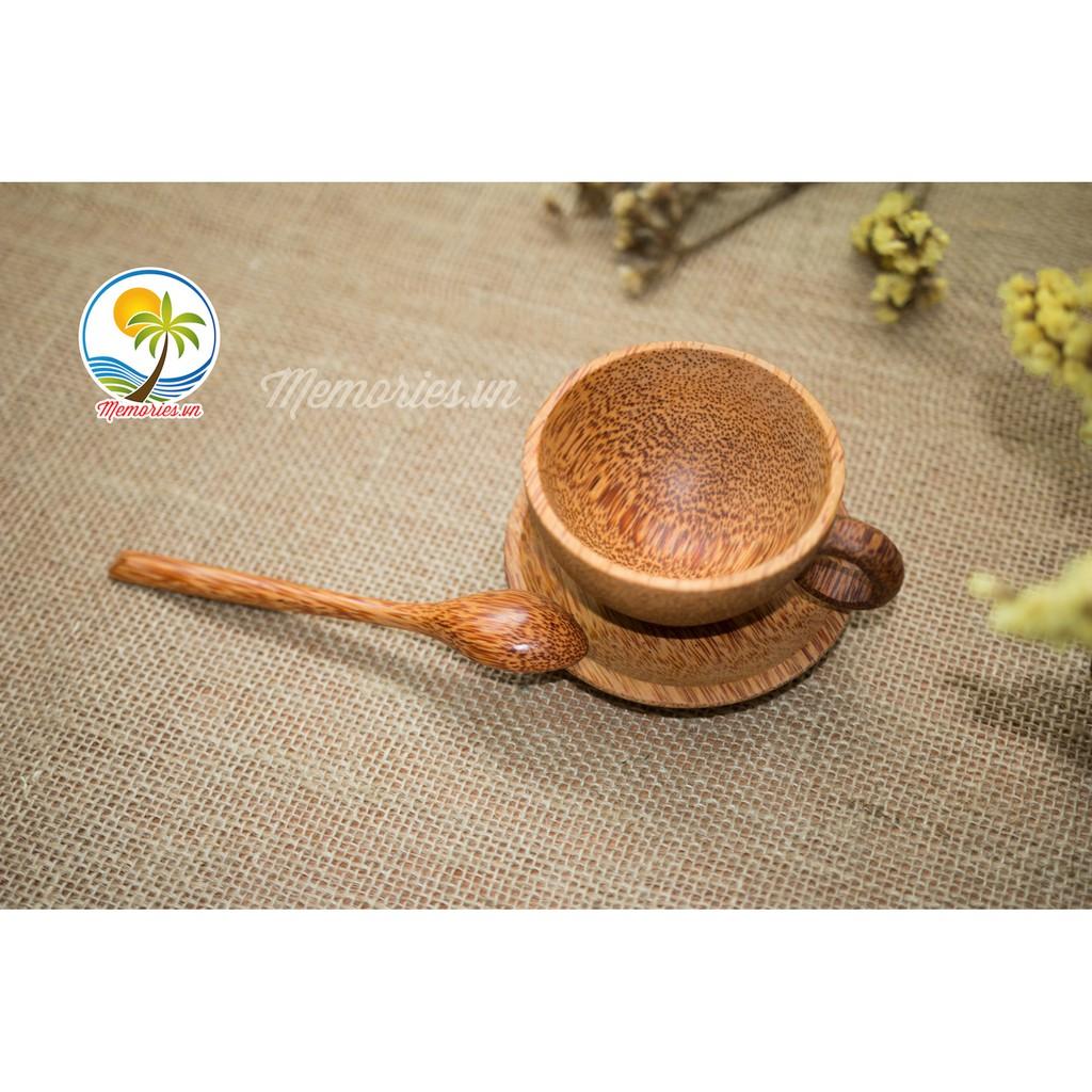 Ly / Tách Trà - Cafe Làm Từ Gỗ Dừa - Quà tặng trang trí handmade